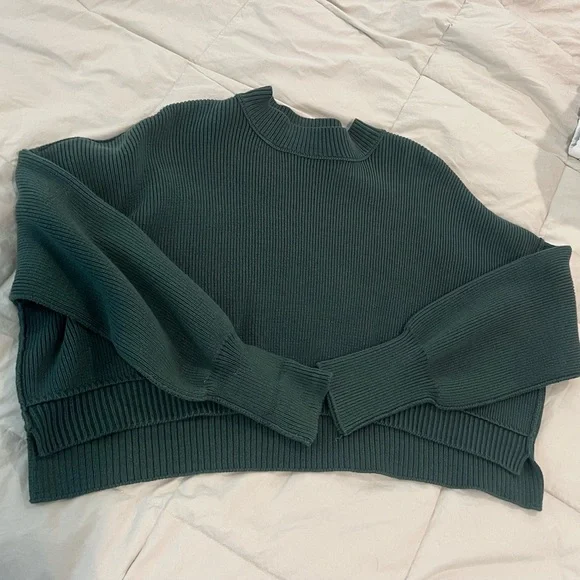 Dark Green Women's Sweater (free people) - Picture 1 of 2
